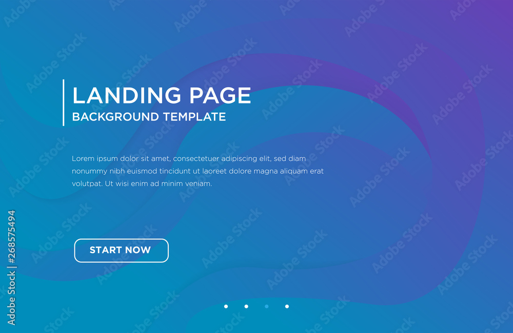 landing page background template with abstract concept, vector eps 10 landing page background template with abstract concept, vector eps 10