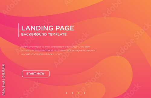 landing page background template with abstract concept, vector eps 10 