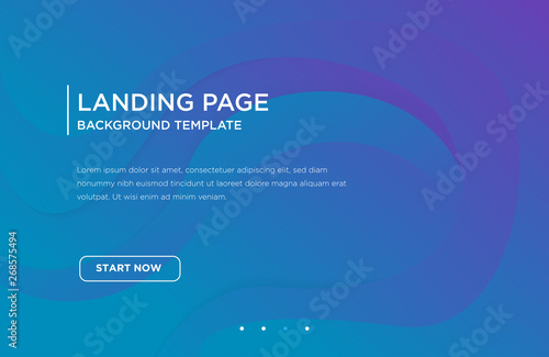 landing page background template with abstract concept, vector eps 10 