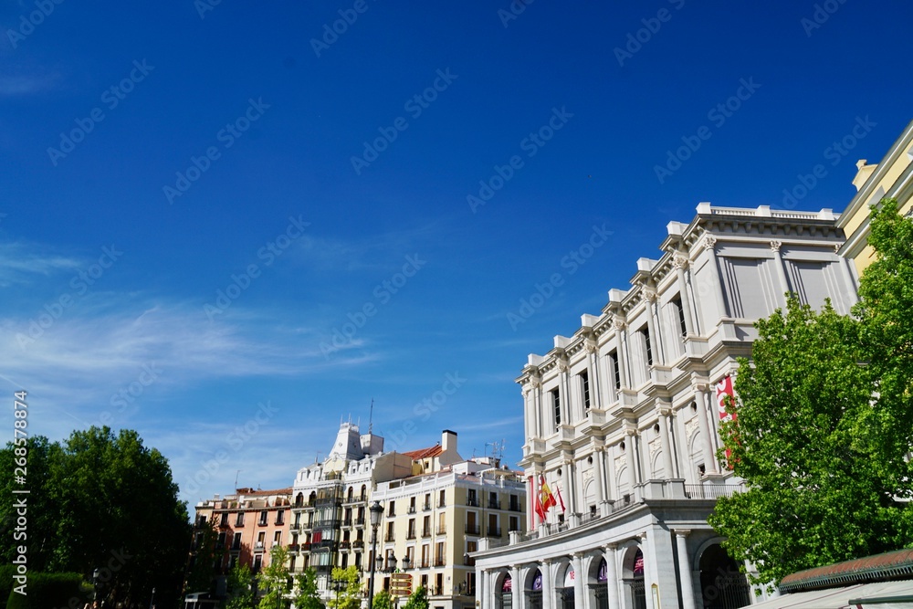 Obraz premium マドリッド市内の建築物