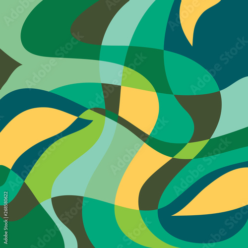 Abstract tropical foliage, wild jungle rainforest background.