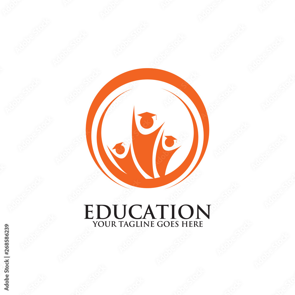 Education logo design vector template Education logo design vector template