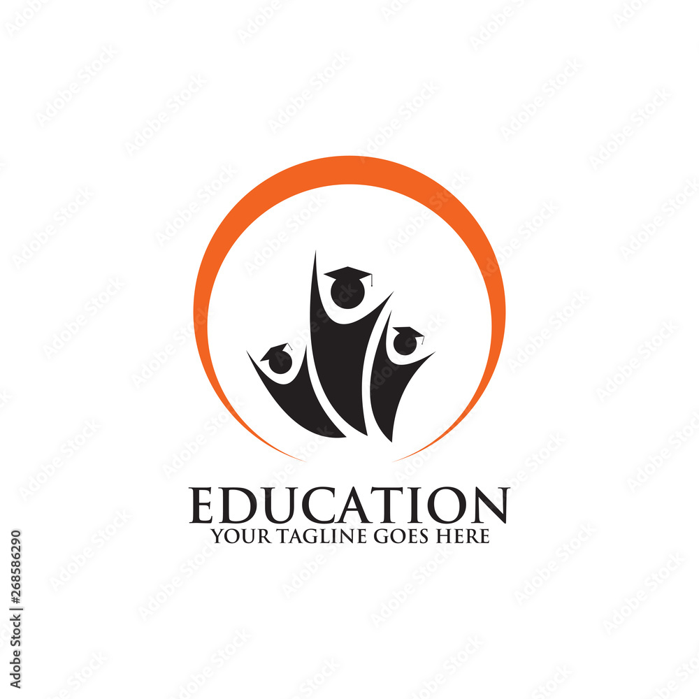 Education logo design vector template Education logo design vector template