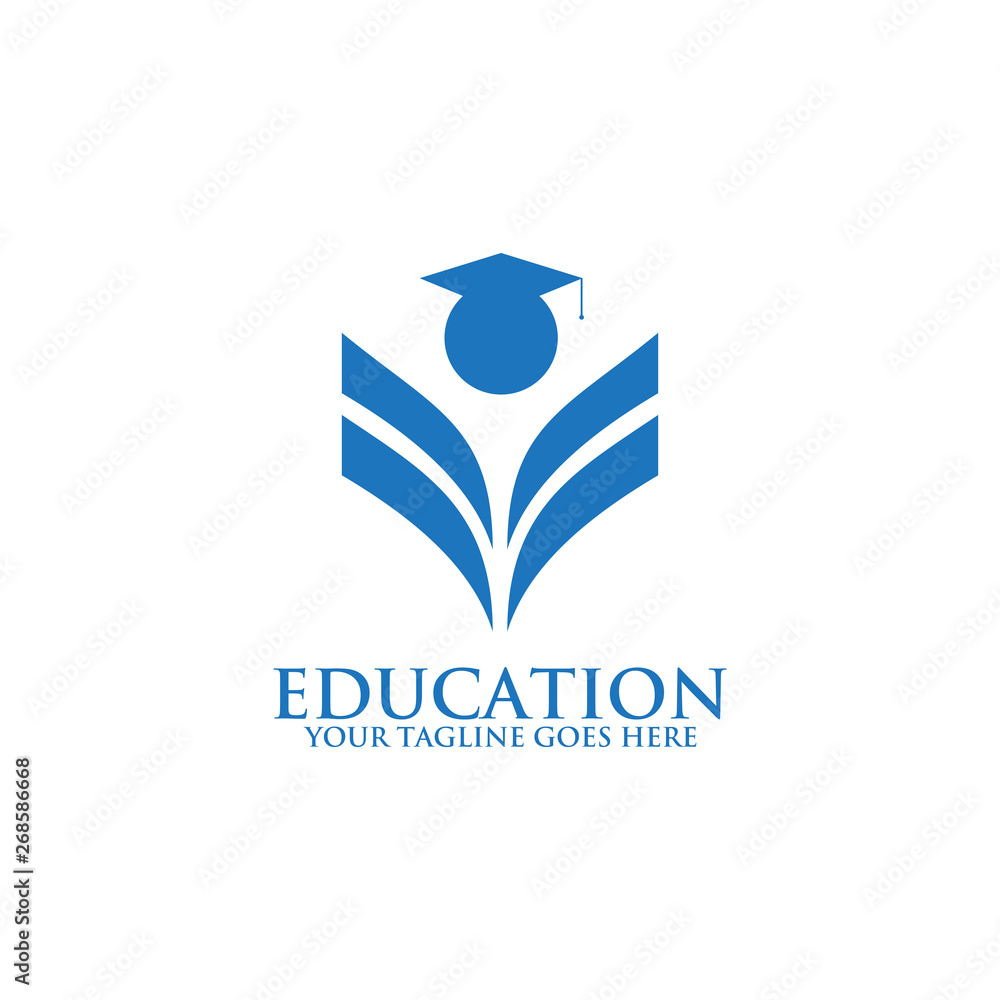 Education logo design vector template Education logo design vector template