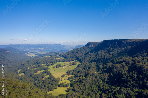 A view of the Southern Highlands from Hindmarsh Lookout  New South Wales  Australia