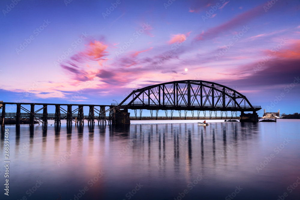 Moon Light over Bridge