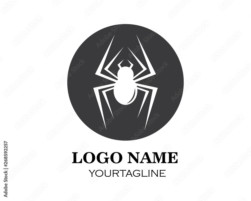 spider icon logo vector spider icon logo vector