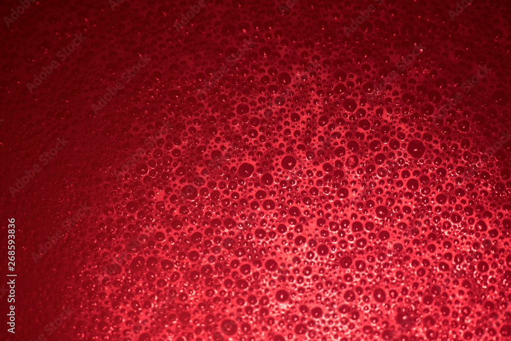 Abstract Dark Red Bubbles for backdrop or wallpaper