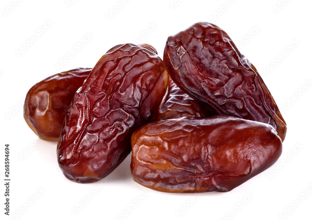 Dates Palm fruit isolated on white background Dates Palm fruit isolated on white background