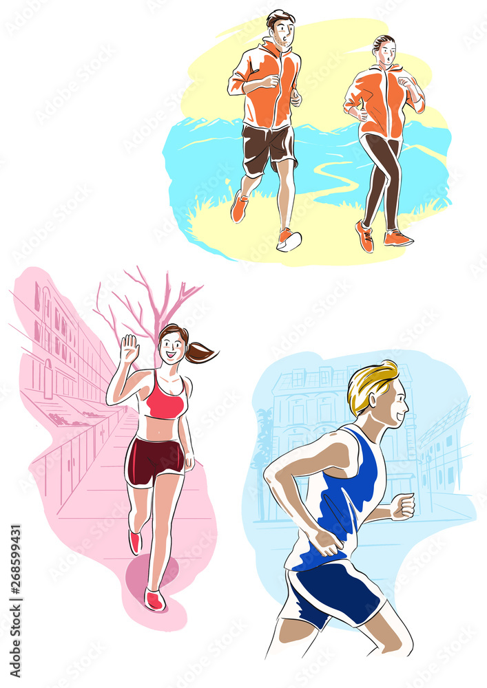 Running outdoor Running outdoor