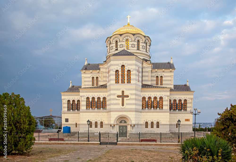 Vladimir Cathedral in Chersonesos — Cathedral of the Simferopol and Crimean diocese of the Moscow Patriarchate in Chersonesos Tauric