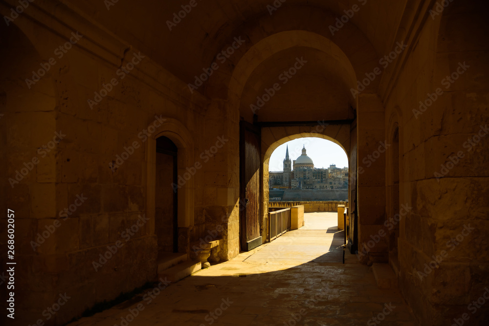 View to Valletta from Fort Manoel