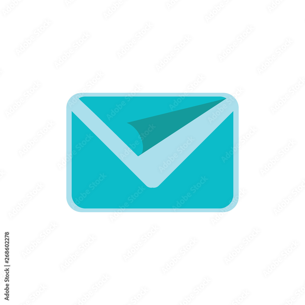 folding envelope symbol logo vector folding envelope symbol logo vector
