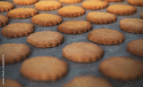 Making homemade cookies