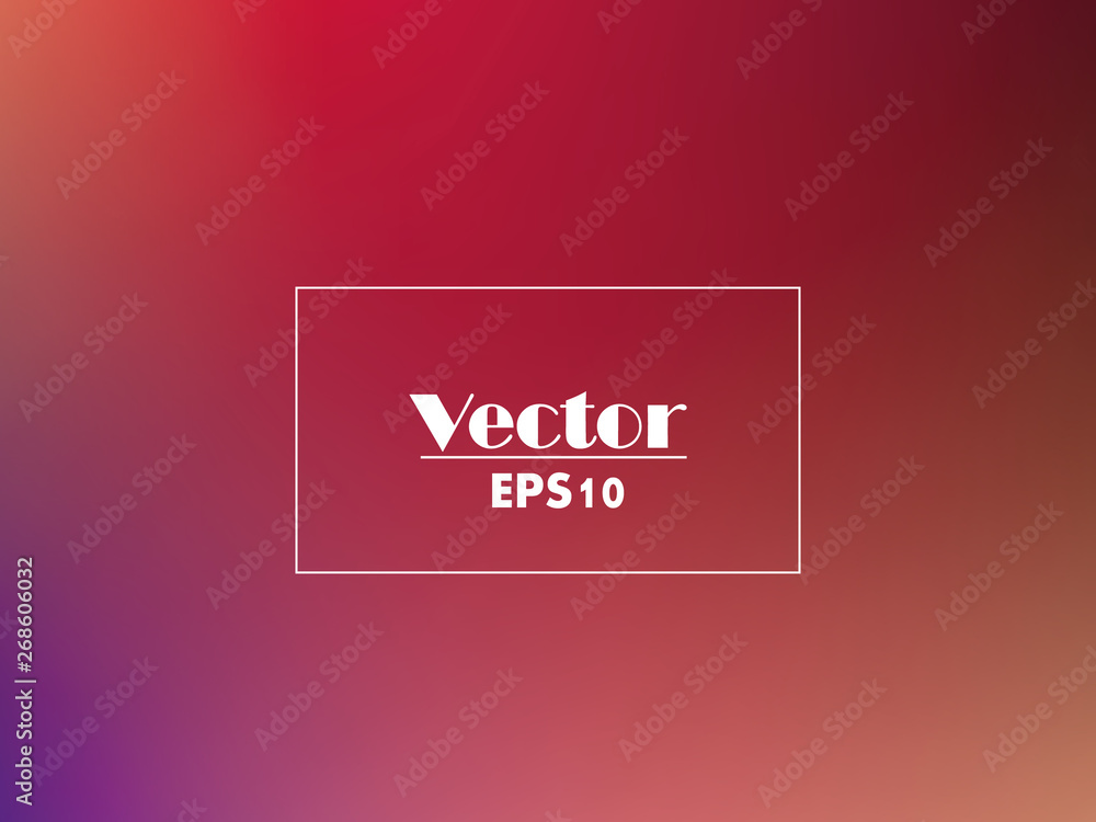 Vector red-violet gradient blurry background