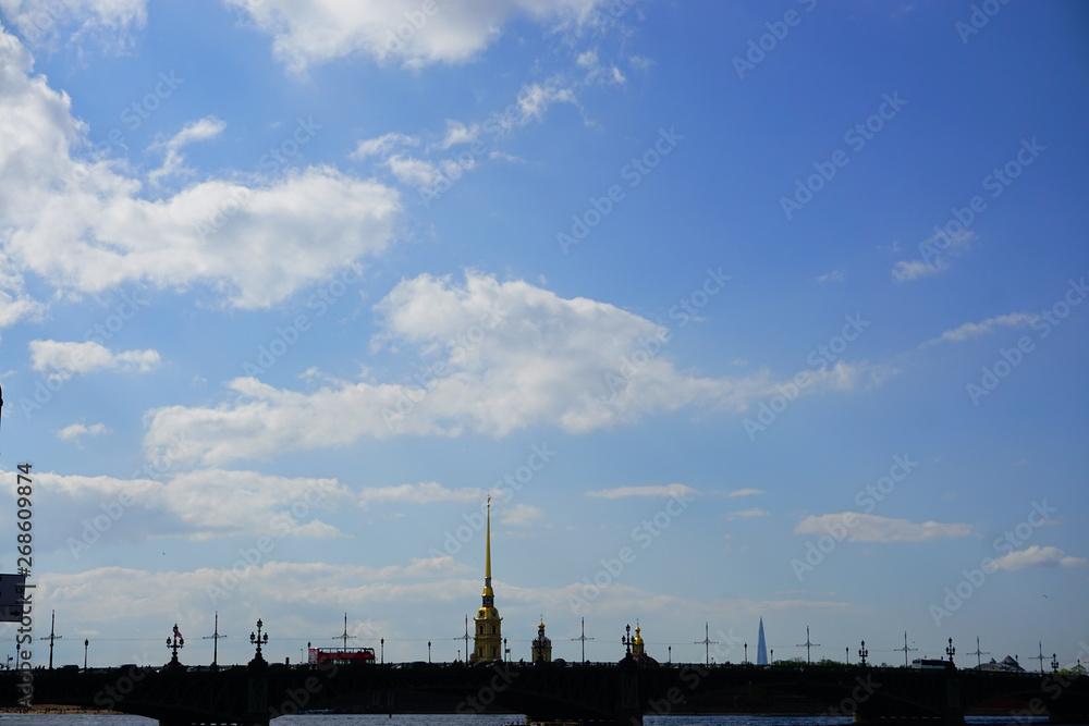 Fototapeta premium View of the Peter and Paul Fortress
