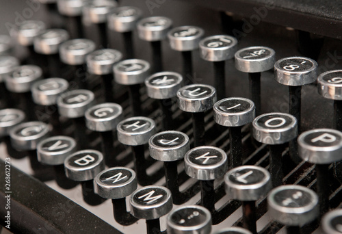 Oldfashioned typewriter