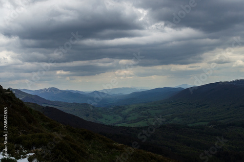 Fototapeta Naklejka Na Ścianę i Meble -  Bieszczady połoniny 