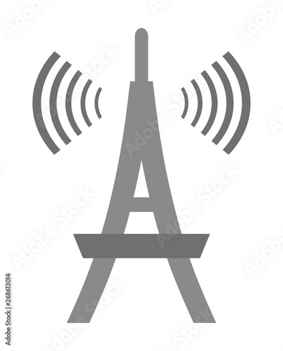 電波塔マーク Stock イラスト Adobe Stock