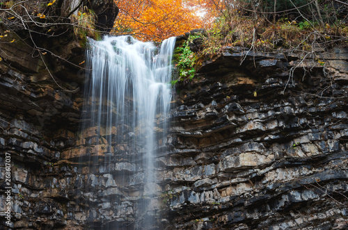 Autumn waterfall