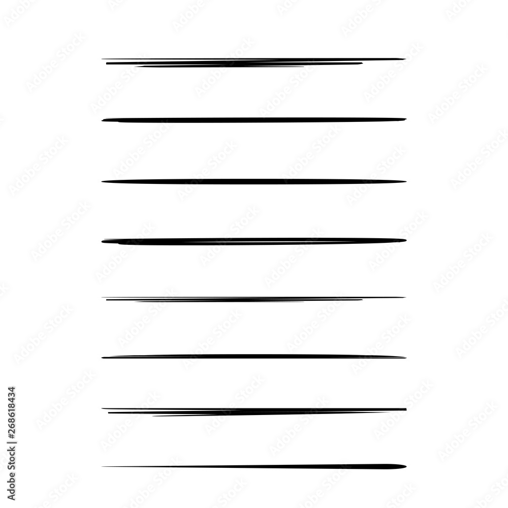 brush lines set and underlines elements brush lines set and underlines elements