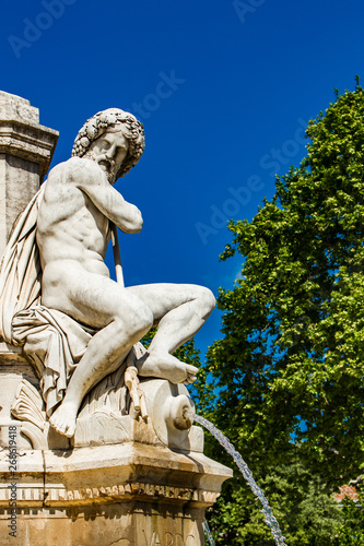 Pradier fountain at Esplana...