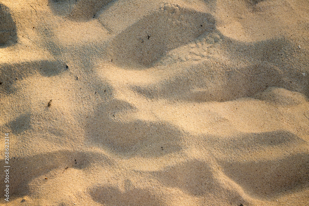 Fototapeta premium Sand texture. Abstract sand pattern. Summer background.