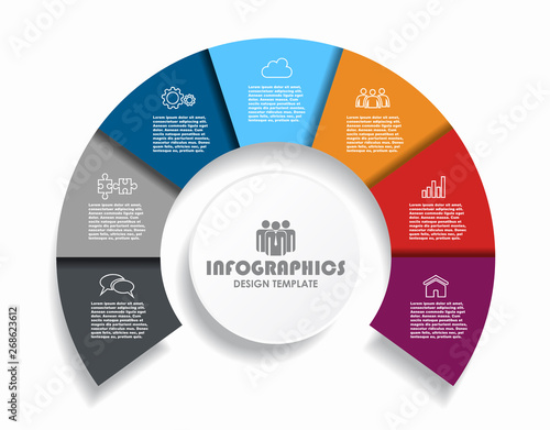 Infographic design template with place for your data. Vector illustration.