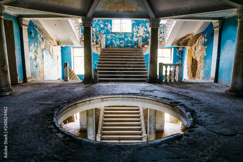 Abandoned Soviet Sanatorium Iveria in Tskaltubo, Georgia photo