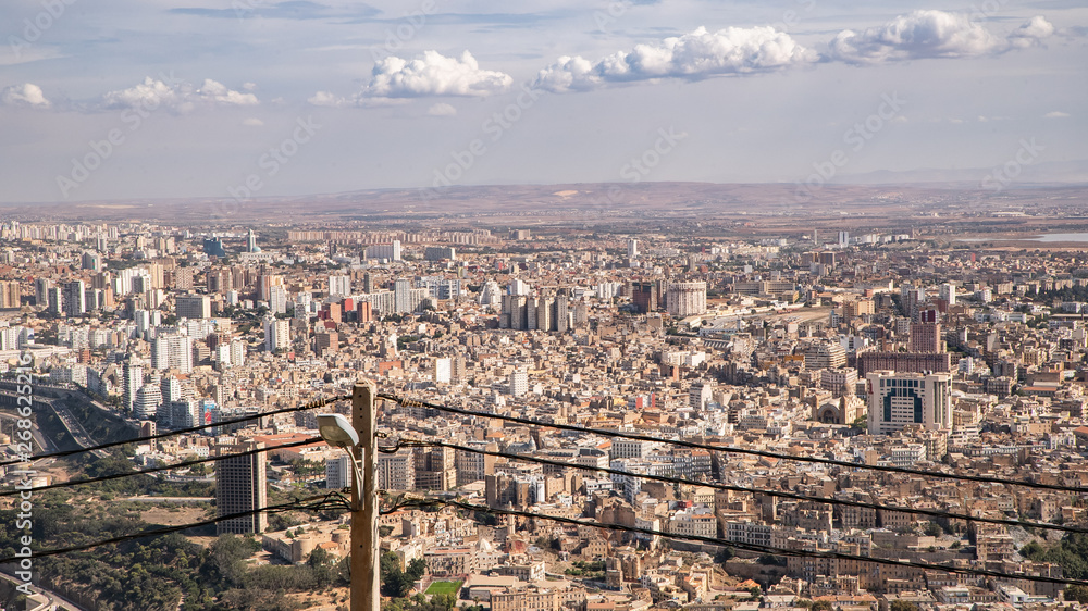 Beautiful skyline panorama view of city Oran, Algeria