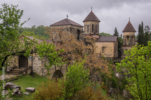 view on Motsameta Monastery