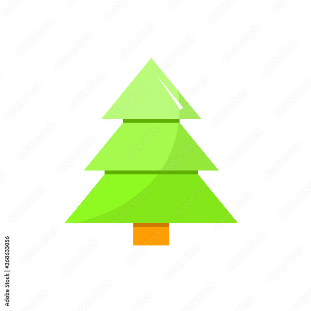 Fototapeta premium Christmas tree icon