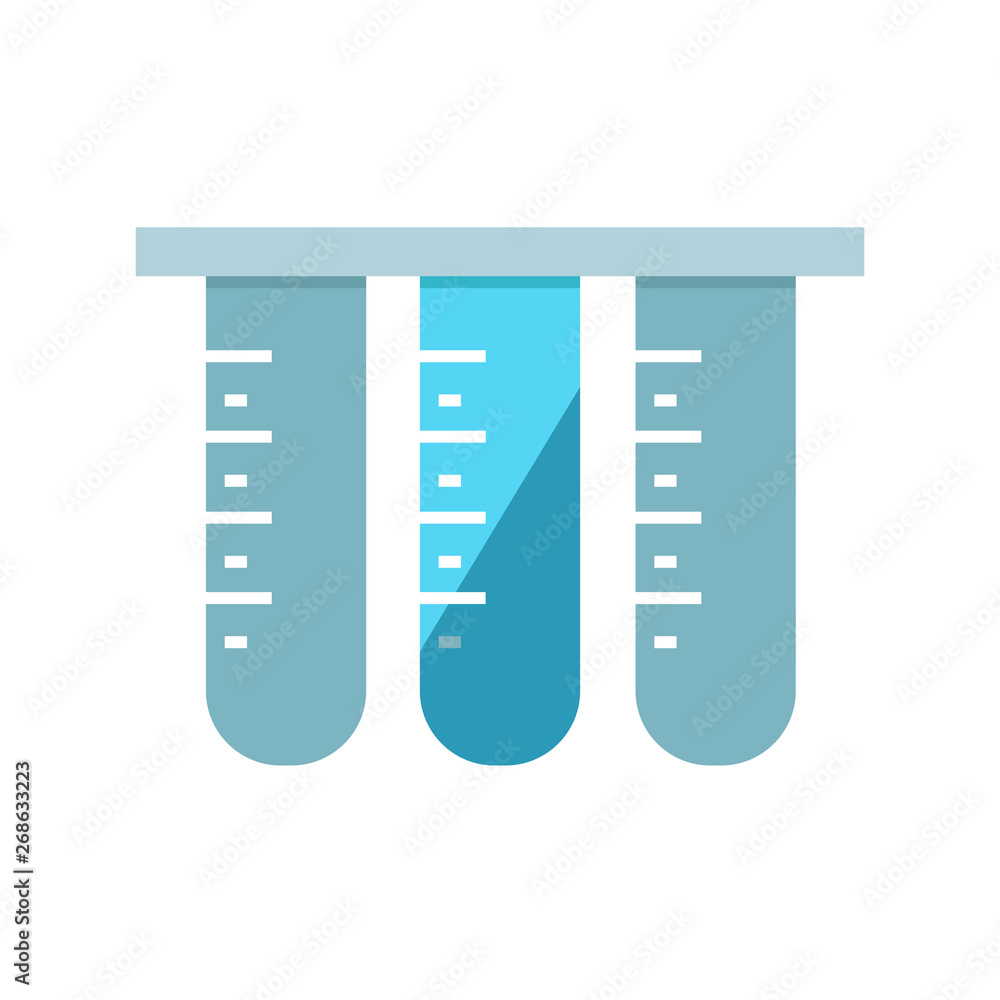 science tube icon in white background science tube icon in white background
