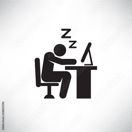 people sleeping on desk