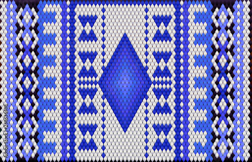 The traditional ornament of the inhabitants of the east and the Arab world.