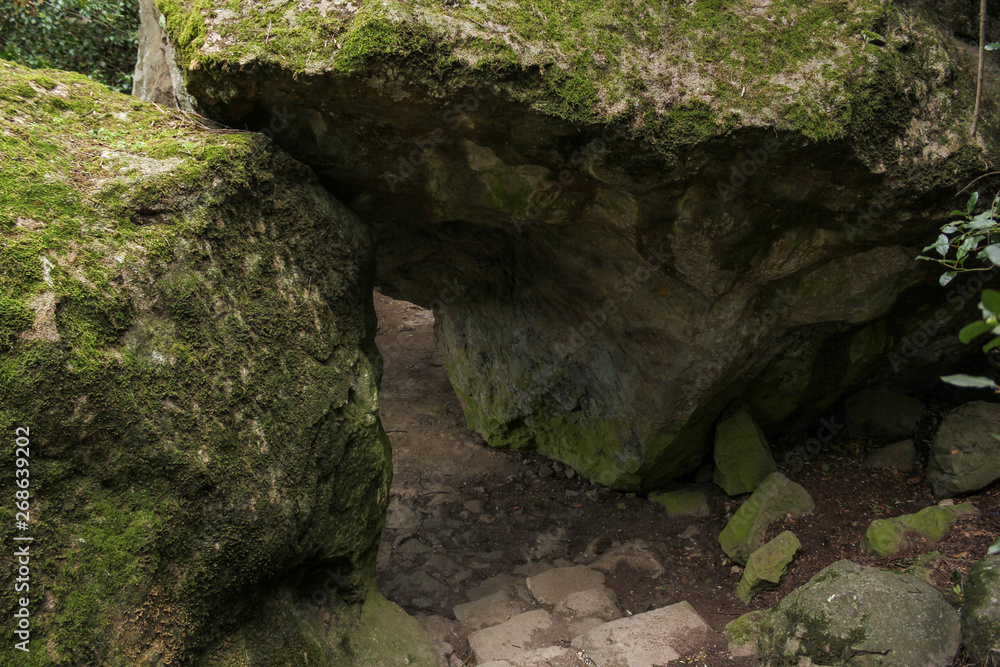 Passage in the stones.