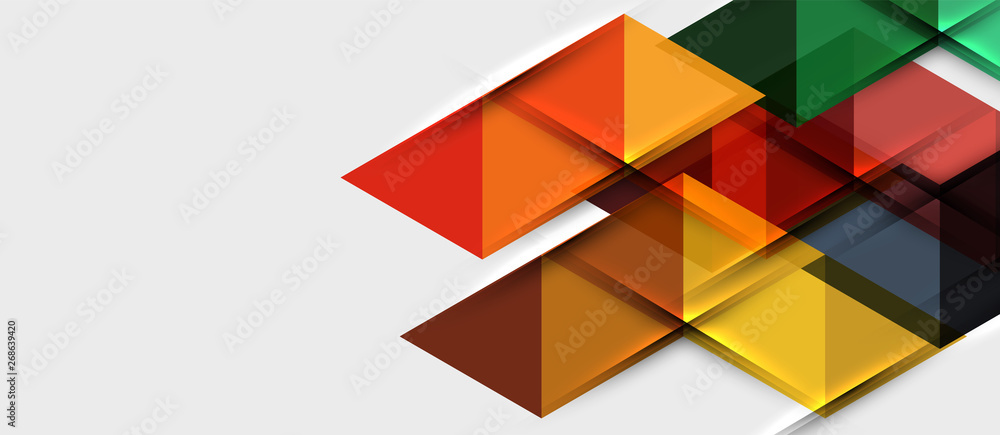 Abstract geometric background. Modern overlapping triangles. Unusual color shapes for your message. Business or tech presentation, app cover template Abstract geometric background. Modern overlapping triangles. Unusual color shapes for your message. Business or tech presentation, app cover template