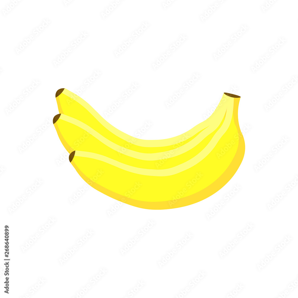 Banane. Bunch of  bananas. Vector illustration.	