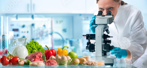 Obraz na płótnie Food quality control concept
