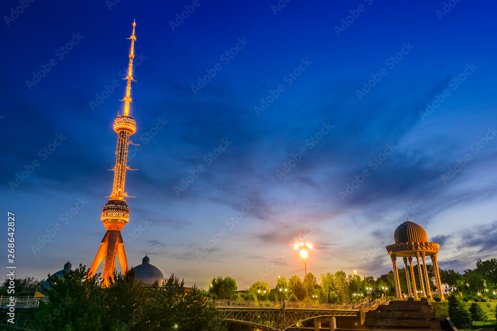 Obraz premium Tashkent Television Tower, Uzbekistan