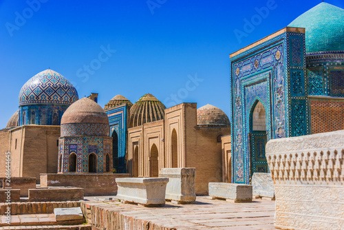 Canvas Print Shah-i-Zinda, a necropolis in Samarkand, Uzbekistan