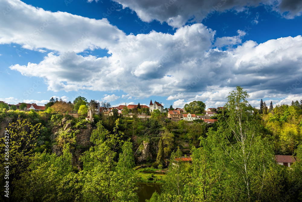 Bechyne - old city in South Bohemian region, Czech republic.