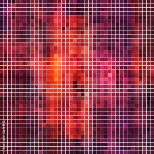 abstract vector square pixel mosaic background