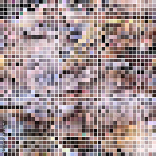 abstract vector square pixel mosaic background