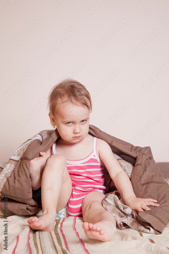 Little cute child girl getting ready to go to bed. Sleeping time. Little cute child girl getting ready to go to bed. Sleeping time.