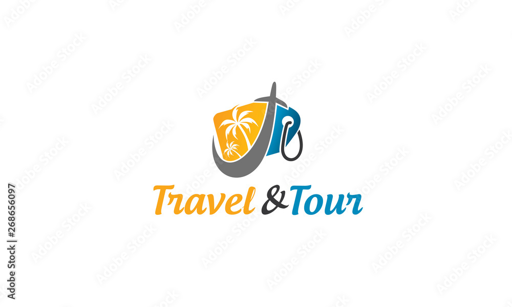 Travel & Tour Logo Stock Vector | Adobe Stock