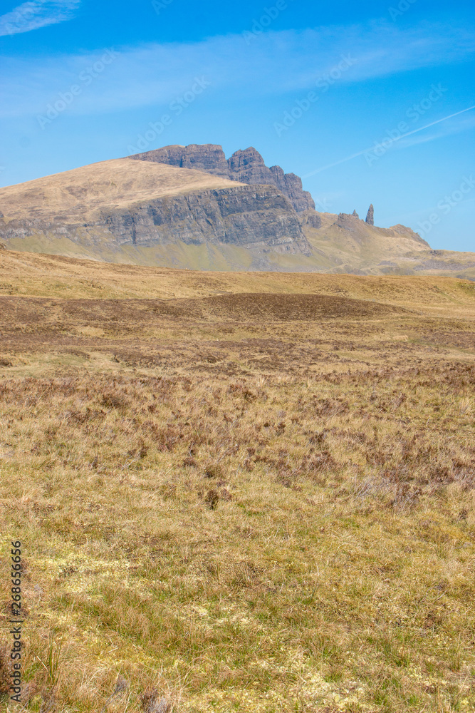 The Storr Trotternish Old Man of Storr Landscape Panorama Highlands Isle of Skye Scotland The Storr Trotternish Old Man of Storr Landscape Panorama Highlands Isle of Skye Scotland