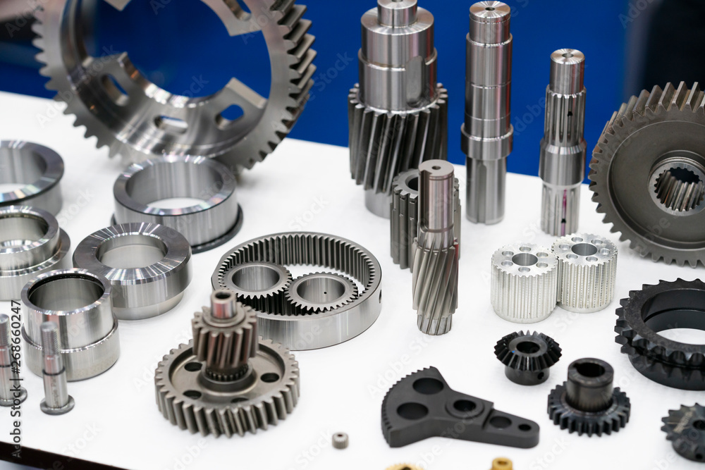 Fotografie automotive part production by hot forging process
