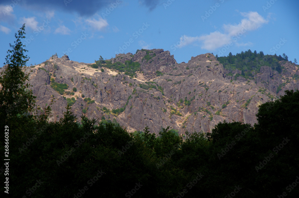 Palisades Rock Formation in Napa County