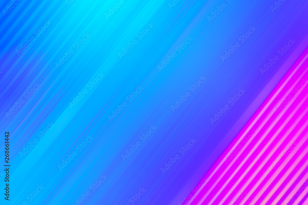 Abstract blue and purple oblique pattern background - image